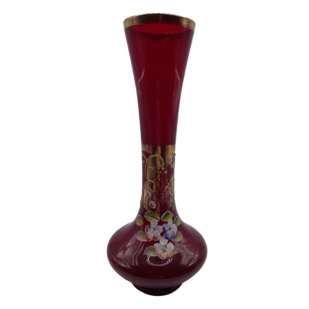 Vaze si boluri decorative - Vaza sticla acoperita cu aur coloidal
