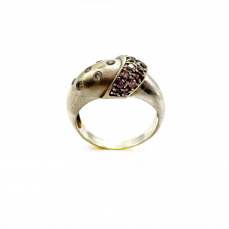 Inele Vintage Aur - Inel Aur 14K si zirconii