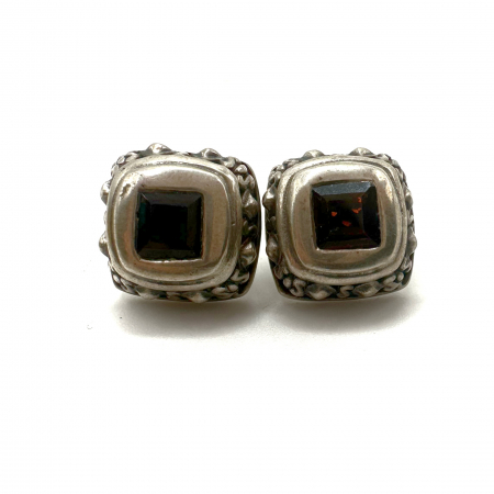 Cercei argint si granate [1]