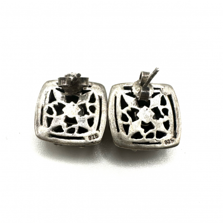 Cercei argint si granate [2]