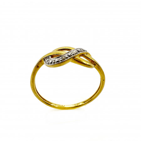Inel Aur 18K cu diamante 0.01ct [1]