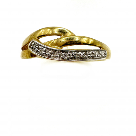 Inel Aur 18K cu doua diamante [2]
