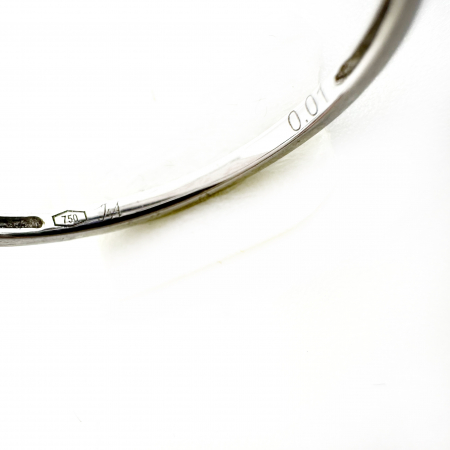 Inel Aur alb 18K cu diamante 0.01ct [3]