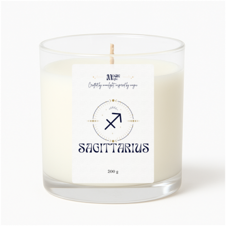 FOC - SAGETATOR - Lumanare parfumata din ceara naturala de soia, turnata manual, 200g