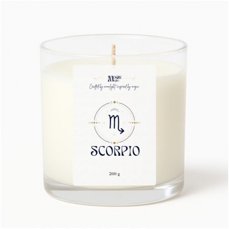 FOC - SCORPION - Lumanare parfumata din ceara naturala de soia, turnata manual, 200g