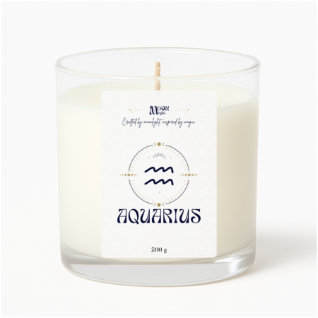 FOC - VARSATOR - Lumanare parfumata din ceara naturala de soia, turnata manual, 200g