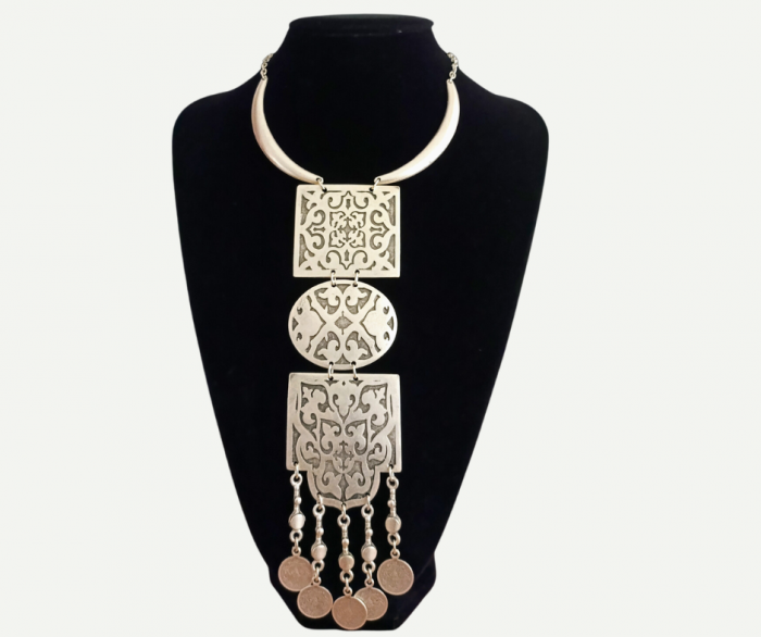 Colier din Zamac argintat 43 [2]