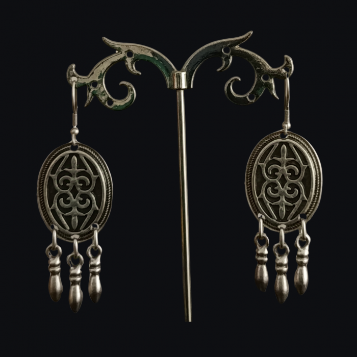 Cercei din zamac argintat 55 [1]