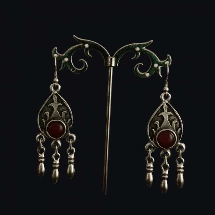 Cercei din zamac argintat 56 [1]