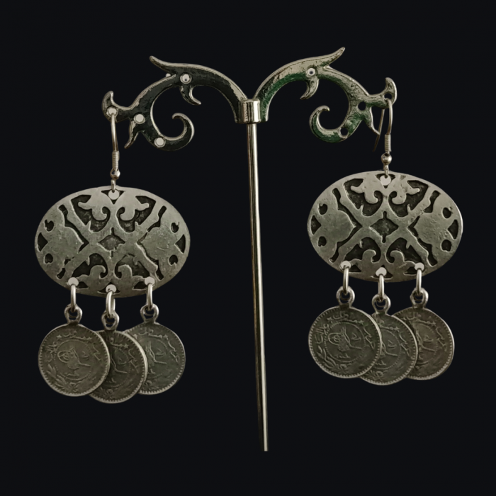 Cercei din zamac argintat 58 [1]