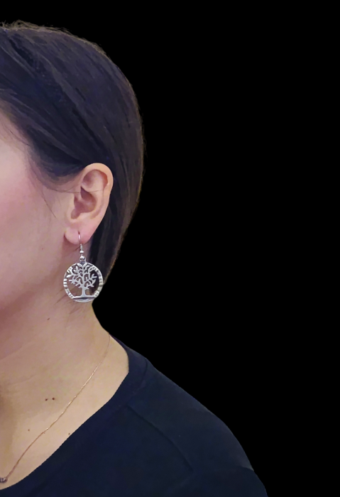 Cercei din zamac argintat 37 [2]