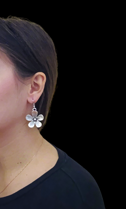 Cercei din zamac argintat 43 [2]