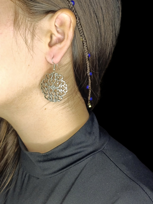 Cercei din zamac argintat 22 [2]