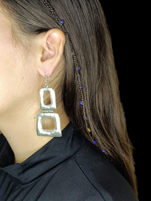 Cercei din zamac argintat 04 [2]