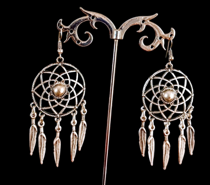 Cercei din zamac argintat 45 [1]