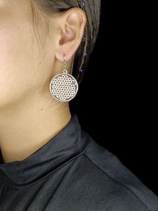 Cercei din zamac argintat 24 [2]