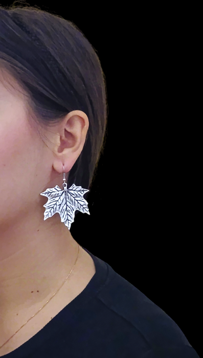 Cercei din zamac argintat 34 [2]