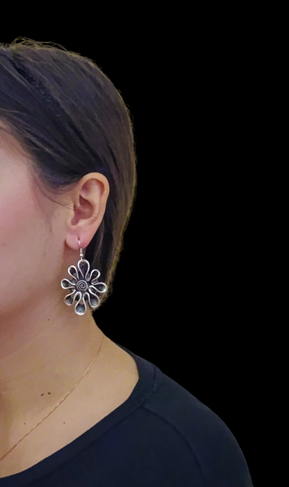 Cercei din zamac argintat 49 [2]