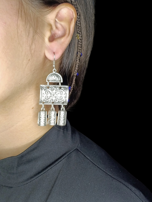 Cercei din zamac argintat 29 [2]