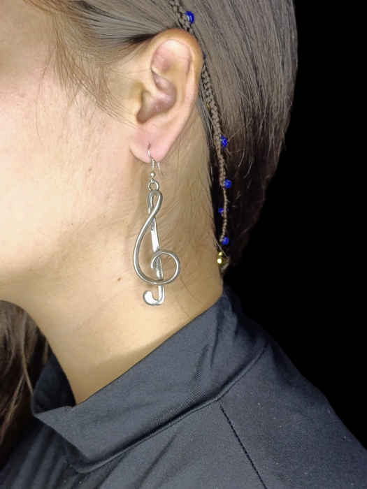 Cercei din zamac argintat 11 [2]