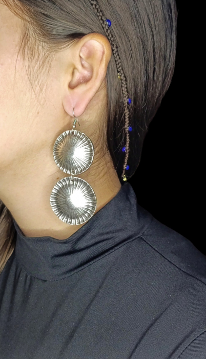 Cercei din zamac argintat 16 [2]