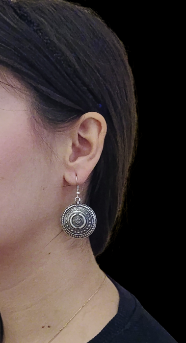 Cercei din zamac argintat 31 [2]