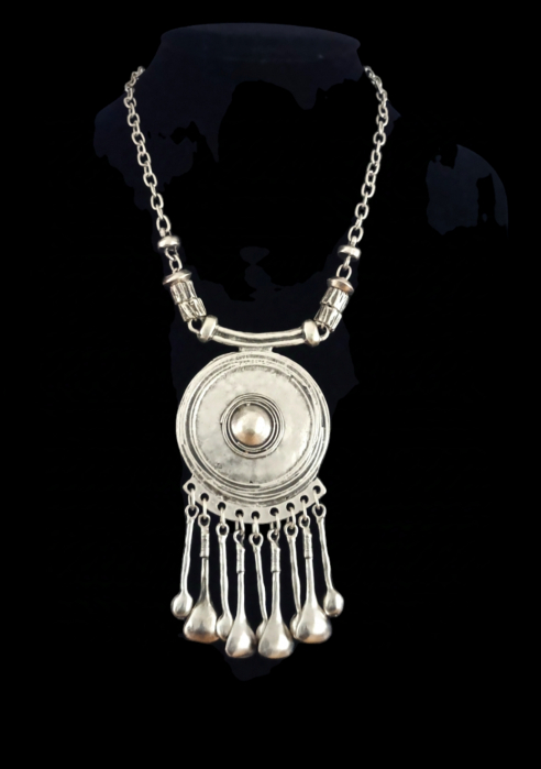 Colier din Zamac argintat 33 [1]