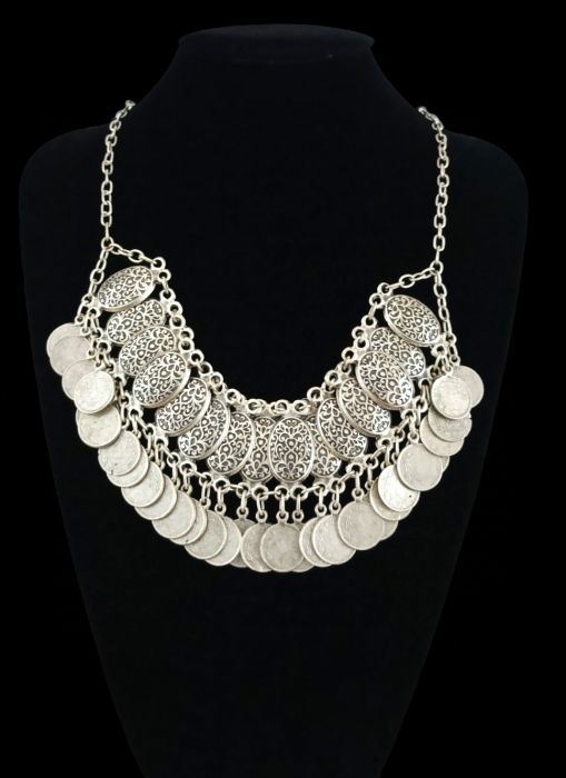 Colier din Zamac argintat 30 [1]