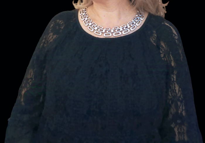 Colier din Zamac argintat 11 [2]