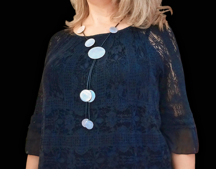 Colier din Zamac argintat 08 [2]