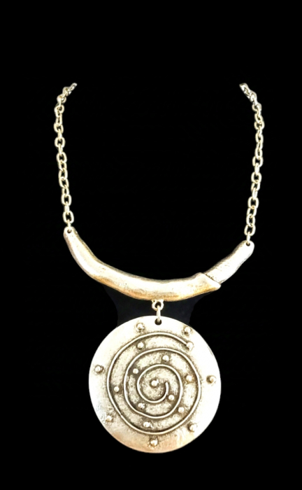 Colier din Zamac argintat 07 [1]