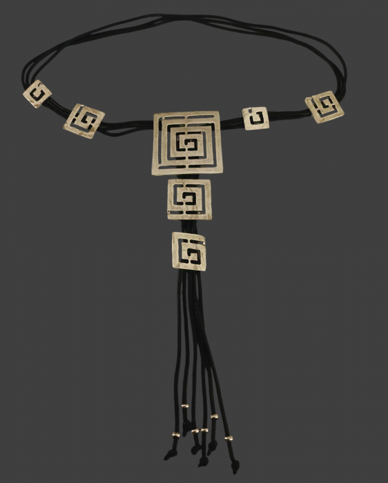 Colier din Zamac argintat 35 [1]