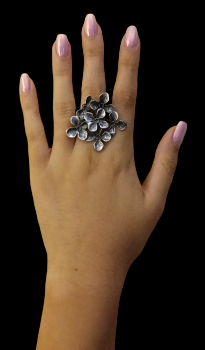 Inel din zamac cu dimensiune reglabila 16 [2]