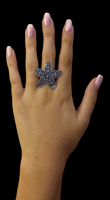 Inel din zamac cu dimensiune reglabila 15 [2]