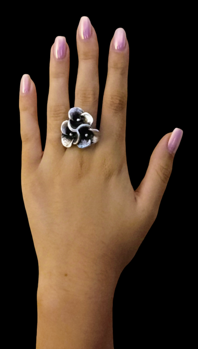 Inel din zamac cu dimensiune reglabila 19 [2]