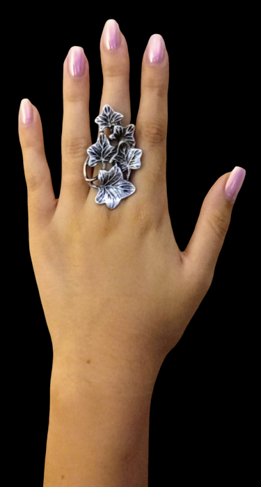 Inel din zamac cu dimensiune reglabila 18 [2]