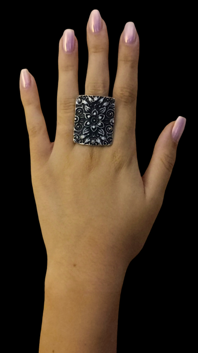 Inel din zamac cu dimensiune reglabila 07 [2]