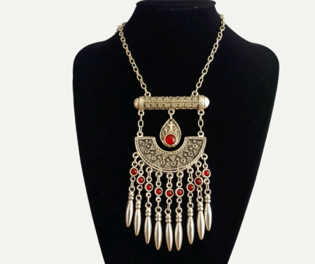 Colier din Zamac argintat 42 [1]