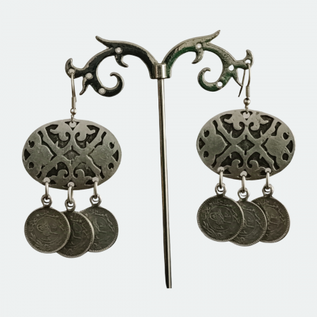 Cercei din zamac argintat 58 [1]