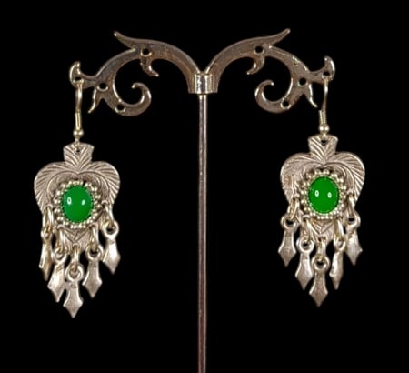 Cercei din zamac argintat - Cercei din zamac argintat 05