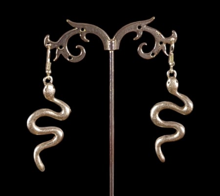 Cercei din zamac argintat - Cercei din zamac argintat 07