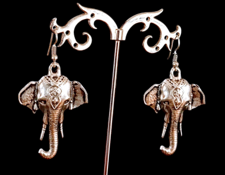 Cercei din zamac argintat - Cercei din zamac argintat 48