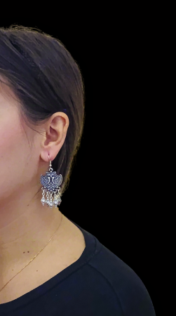 Cercei din zamac argintat 46 [1]