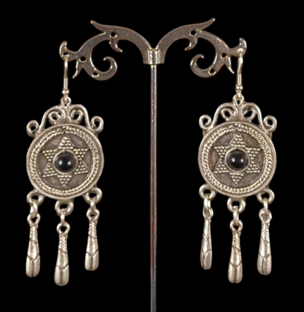 Cercei din zamac argintat - Cercei din zamac argintat 06