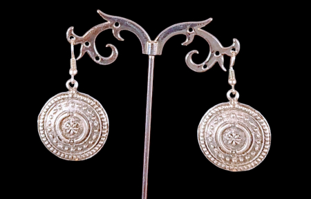 Cercei din zamac argintat - Cercei din zamac argintat 31