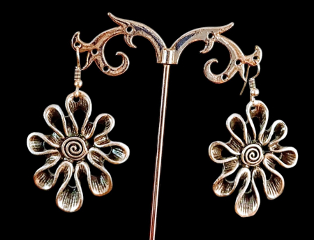 Cercei din zamac argintat - Cercei din zamac argintat 49