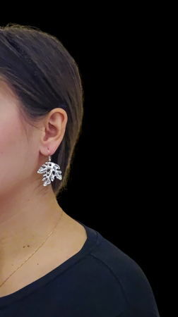 Cercei din zamac argintat 44 [1]