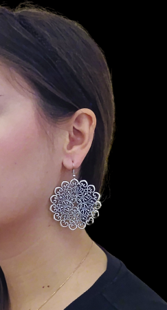 Cercei din zamac argintat 32 [1]