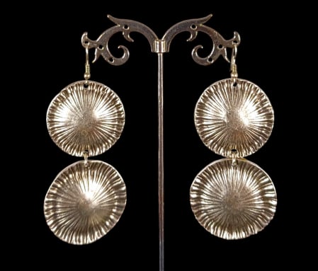 Cercei din zamac argintat - Cercei din zamac argintat 16