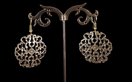 Cercei din zamac argintat - Cercei din zamac argintat 22